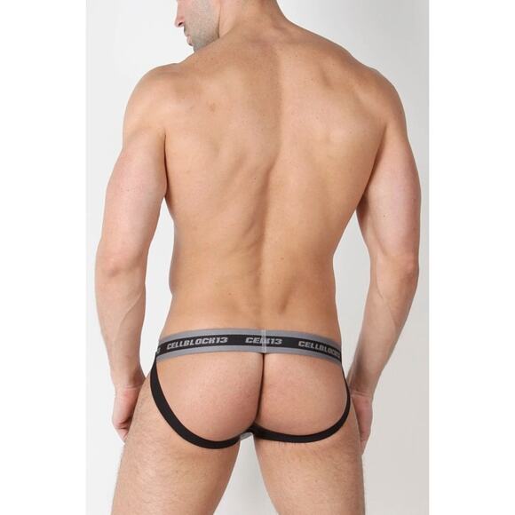 Mens Jockstrap CellBlock-13 "Rascal" Gray XLarge - Picture 2 of 3